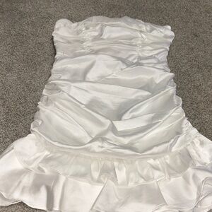 Selfie Leslie White Mini Dress